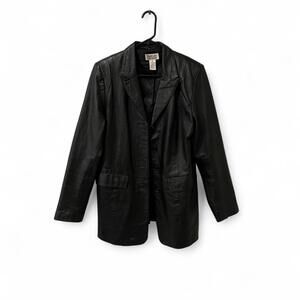 Vintage Black Leather Jacket